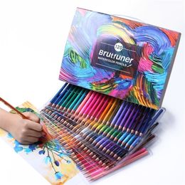 Professional Oil Colour Pencils Set lapis de cor Artist Painting Sketching Wood Pencil for School Art Supplies Y200709