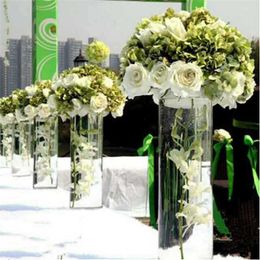 Party Decoration Tabletop Vase Wedding Flower Vase/Stand Table/Wedding Centrepieces Acrylic Flowers/Floor Vases For DecorationParty