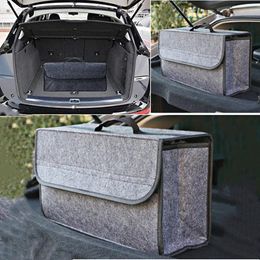 Car Organiser Fireproof Woollen Soft Felt Storage Box Trunk Bag Vehicle Tool Multi-Use Tools Carpet FoldingCar