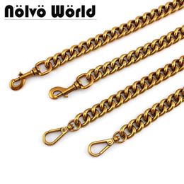 1-5 piece 60-130cm Aluminium Chain 17mm 5 Colours Roller metal Thick light weight chain for hand bags long strap replace 220610
