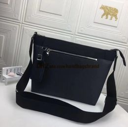 N40003 New Zipper Borse a tracolla da uomo in vera pelle Borsa a tracolla per designer Famoso postino Borsa classica Borsa a tracolla Portafoglio sportivo di alta qualità