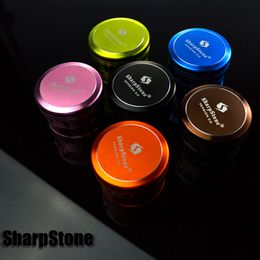 Chamfering Sharpstone Herb Grinder Smoking Accessories 63mm 4 Layers Aluminium Alloy Herb Grinder Tobacco 7 Colours Sharpstone