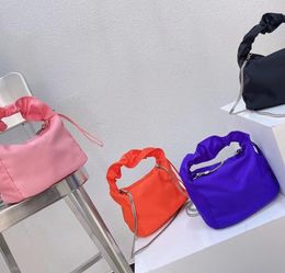 Fashion Women Nylon Handbag Evening Bags Designer New Style High Quality Chain Single-Shoulder Bags Solid Color Luxury Lady Elegance Handbags Cross Body