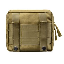 Outdoor Military Tactical Molle Pouch Accessory Waist Bags For Men Belt Bag Small Waterproof Fanny Pack In Camouflage Package