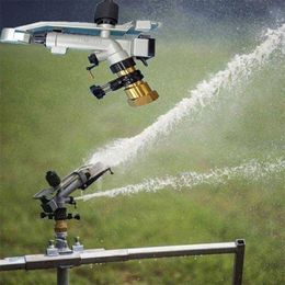 Irrigation equipment agricultural sprinkler rain gun metal spray gun watering gun garden lawn dusting 360 degree rotation T200530