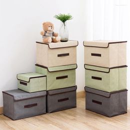 Storage Boxes & Bins MeyJig 2pcs/set Foldable Clothes Box Underwear Bra Socks Divider Case Desk Wardrobe Closet Organizer Toy Container