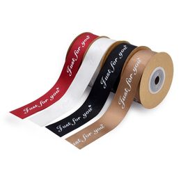 2.5cm Printed Ribbon Just for You Cake Box Bouquet Packaging Material Ribbon 10 Metres 1222703