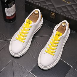 Casual Fashion Shoes European Sports Men's Designer White Breathable Air Cushion Leather Adulto Elevator Walking Loafers 619