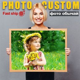 Po Custom Own DIY 5D Diamond Painting Personal Art Picture of s Cross Stitch Kit Full Drill Embroidery Mosaic Gift 220608