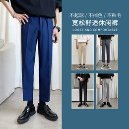 28 dresses NZ - Men's Suits & Blazers Summer Multi-color Formal Suit Pants Men's Slim Fashion Business Society Mens Dress Korean Straight Casual Men 28-