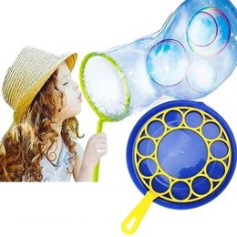 Soap Bubble Machine Blowing Plate Navy Blue For Children Gift Big Dish Set Blower Maker Outdoor Toys 220707