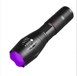 Mini scorpion uv flashlight black light 395nm battery ultraviolet led flashlights blacklight linterna uv torch for inspection Money Stamps Detector