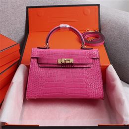 Bolsas de designer de luxurys bolsa de moda de alta qualidade Couro feminino Mini II Factory Outlet ombro versátil Luxuris