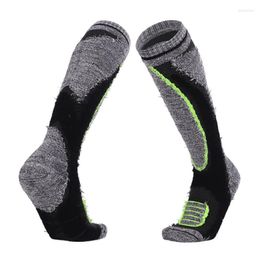 Sports Socks Outdoor Long Tube Ski Towel Bottom Absorb Sweat Keep Warm Soft Comfortable Thickened Mountaineering SocksSports