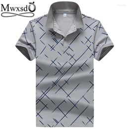 Men's Polos Mwxsd Summer Casual Mens Twill Printed Shirts Men Soft Cotton Shirt Male Para HombreMen's Men'sMen's Bles22