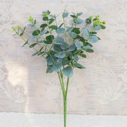 Simulation plant potted flower money leaf Eucalyptus money grass decoration wall wedding