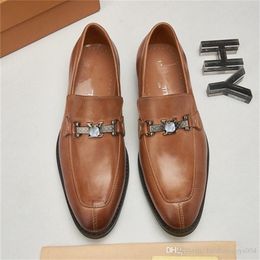 A2 28 Style Luxury mens dress shoes leathers Luxury Brands Pointed Toe Leather Shoess Business Men Casual Soft Formal Wedding Shoe Big Size 45 size 6.5-11
