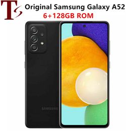 refurbished Samsung Galaxy A52 A526U 6.5" 6GB RAM 128GB Octa Core Snapdragon NFC Original Cell Phone 1pc