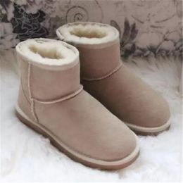 Hot sell new ausg classic women Keep warm boots 585401 women mini snow boot US4-11 transport multicolor