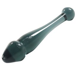 Crystal Glass Dildo Anal Plug G Spot Stimulator sexy Toys For Adult Masturbator Woman Dilator Penis Dildos Women