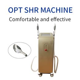 Double Laser Handle IPL OPT E-light Laser Machine for hair removal permanent and skin rejuvenation