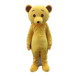 Stage Fursuit Yellow Bear Mascot Costumes Carnival Hallowen Gifts Unisex Adults Fancy Party Games Outfit Holiday Celebration Cartoon Character Outfits