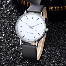 New Men's Unisex es Casual Roman Scale Simple Belt Men Clock Quartz Wrist Watch Relogio Masculino