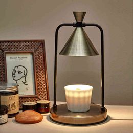 Candle Warmer Electric Wax Melt Lamp Lantern For Top-Down Candle Melting Waxing Burner Aromatherapy Lamp Table Lamp For Spa Club H220423