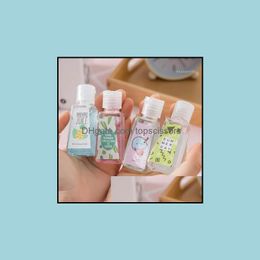 30Ml Mini Hand Sanitizer Disposable Liquid Soap Lotion Portable No Clean Detergent Cartoon1 Drop Delivery 2021 Handmade Bath Body Health B