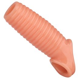 Penis Enlargement Extender Cock Sleeve Cockring Delay Adult Toys For Men Erotic sexy Tools Dick Ring BDSM