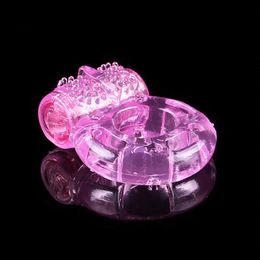 50pcs/lot Butterfly Ring Silicon Vibrating Cock Penis s sexy Toys Products Adult Toy for Man YS0078
