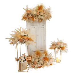 flower center NZ - Decorative Flowers & Wreaths High Quality Artificial Flower Ball Wedding Table Center Decoration Party Stage Display