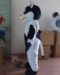 Black White Animal Mascot Costume Halloween Christmas Cartoon Character Outfits Suit Advertising Leaflets Clothings Carnival Unisex Adults Outfit
