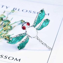 Wedding Rings Fashion Dragonfly Adjustable Inlay White Hetian Jade Exquisite Insect Enamel Jewellery For Women Anniversary GfitsWedding