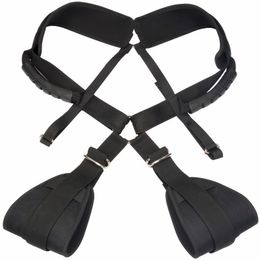 Adjustable sexy Swing Nylon Bondage Restraints Open Leg Spreader Couple Flirting Handcuffs SM Game Toys For Women