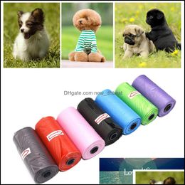household cleaning tools accessories UK - Other Household Cleaning Tools Accessories Housekee Organization Home Garden 15 Pcs Dog Poop Bag For Pets Waste Garbage Carrier Biodegrada
