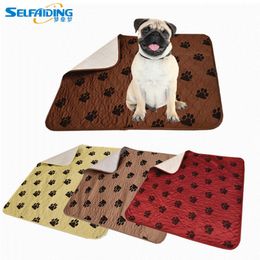 Four Colours of Waterproof Reusable Dog Bed Mats For Dog Urine Pad Puppy Pee Pad Rug PTP801 201124