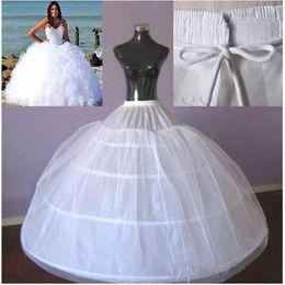 petticoats for quinceanera dresses Australia - 2018 New Style Hoop Bonning Puffy Petticoat Two Layers 3 Hoops Full Length Bridal Underskirt Crinoline for Quinceanera Dresses Bal323B