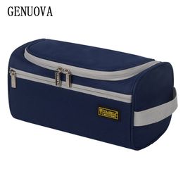 Travel Cosmetic Organiser Bag High Quality Wash Bag Mens Business Travel Portable Toiletries Set Shampoo Bath Hanging Bags 210305