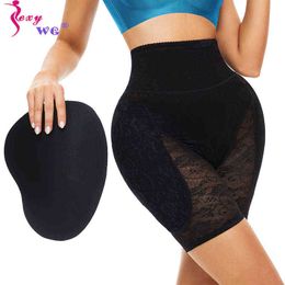 SEXYWG Wommen Butt Lifter Hip Padded Shaper Panties Woman Hip Enhancer Shapwear Bodyshorts Body Shaper Control Panties Y220411