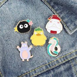 Anime Brooches Enamel Pins Clothes Label Pin Gift For Friends Bag Jewelry GC1113