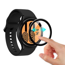 galaxy watch protector NZ - 3D PMMA Fim Smart Watch Screen Protectors For Samsung Galaxy Watch 4 40mm 44mm