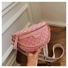 Fanny packs Fashion Chest Bag Ins Fashion Women's One Shoulder Messenger Summer Leisure Versatile Small Waist Bag 220627
