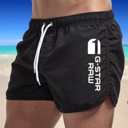 Men's Shorts Quick-drying Movement Surfing Breechcloth Swimwear Summer Running Short Pants Man Swimming Trunk Scanties (9Colors) 220425