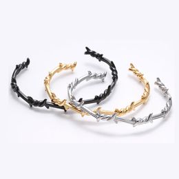 Women's Bangle Titanium Steel Gold Cuff Gift Jewellery Men for Women bracelet