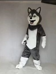 2022 Halloween Wolf Mascot Costume Top Quality Cartoon Plush Animal Anime theme character Adult Size Christmas Carnival Festival Fancy dress