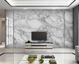 Custom papel de parede 3D wallpapers HD marble interior background wall living room bedroom mural non-woven wallpaper wall decorations