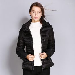 Fashion Women's Parka Winter Jacket Hooded Slim Short Basic Coat Windproof Resistant Warm Thin Felame Cotton Jackets Kare22