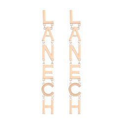 Dangle & Chandelier European And American Oorbellen Fashion Rectangular Letter Earrings Brand Design Classic Jewellery Trendy Women JewelryDan