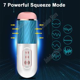 Automatic Sucking sexy Machine Male Oral Masturbation Silicone Pussy Pocket Interactive Electric Masturbator